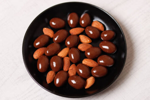 Delicious almond and chocolate sweets